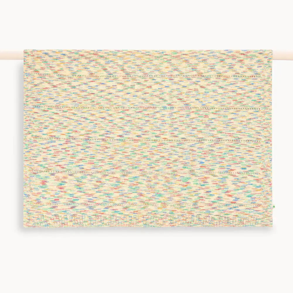 Personalised Knitted Baby Blanket, Space Dye - Merry The bonniemob