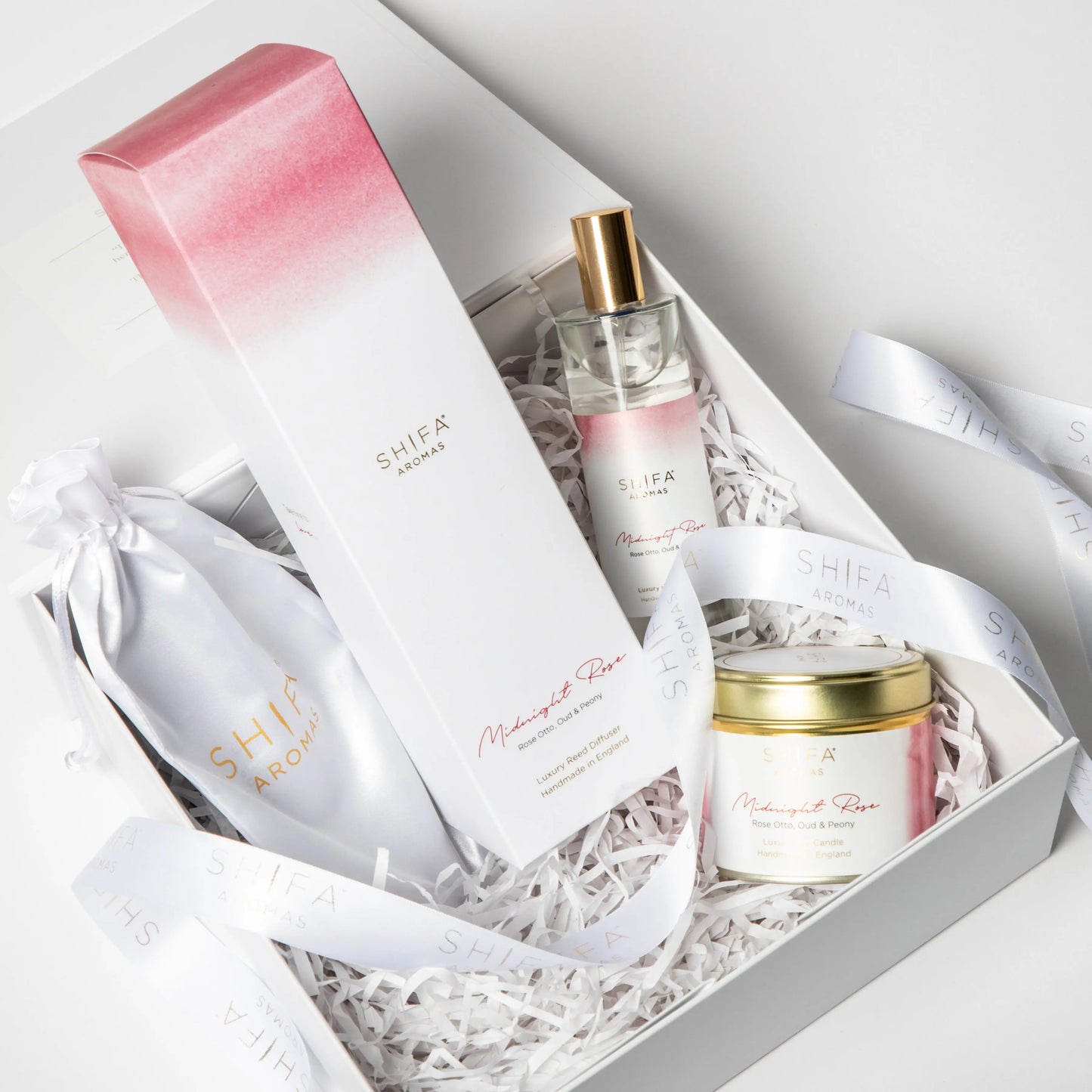 Personalised Luxury Hamper | Midnight Rose Fragrance Shifa Aromas