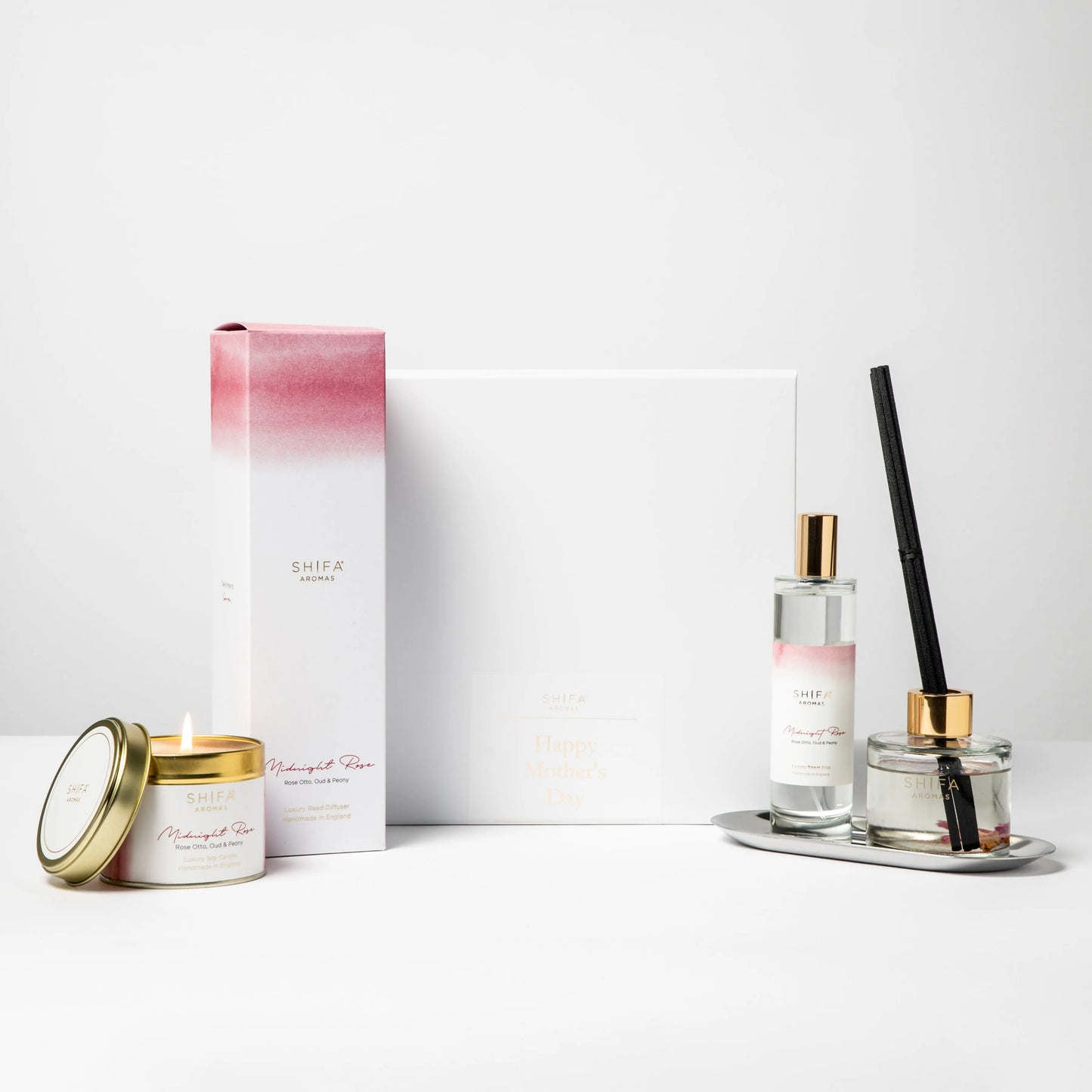 Personalised Luxury Hamper | Midnight Rose Fragrance Shifa Aromas