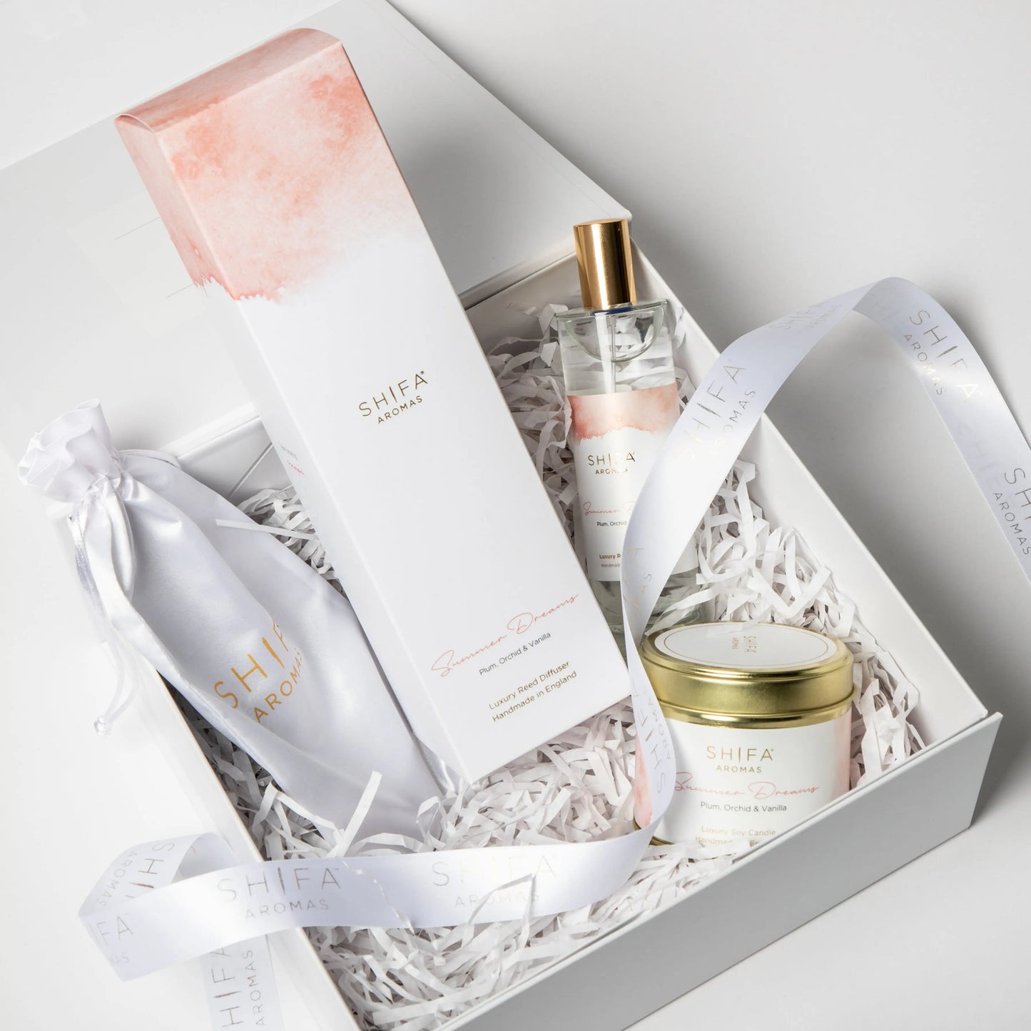 Personalised Luxury Hamper | Summer Dreams Fragrance Shifa Aromas