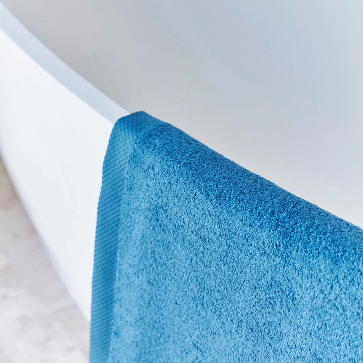 Petroleum blue Luxus Bath Towels Torres Novas UK