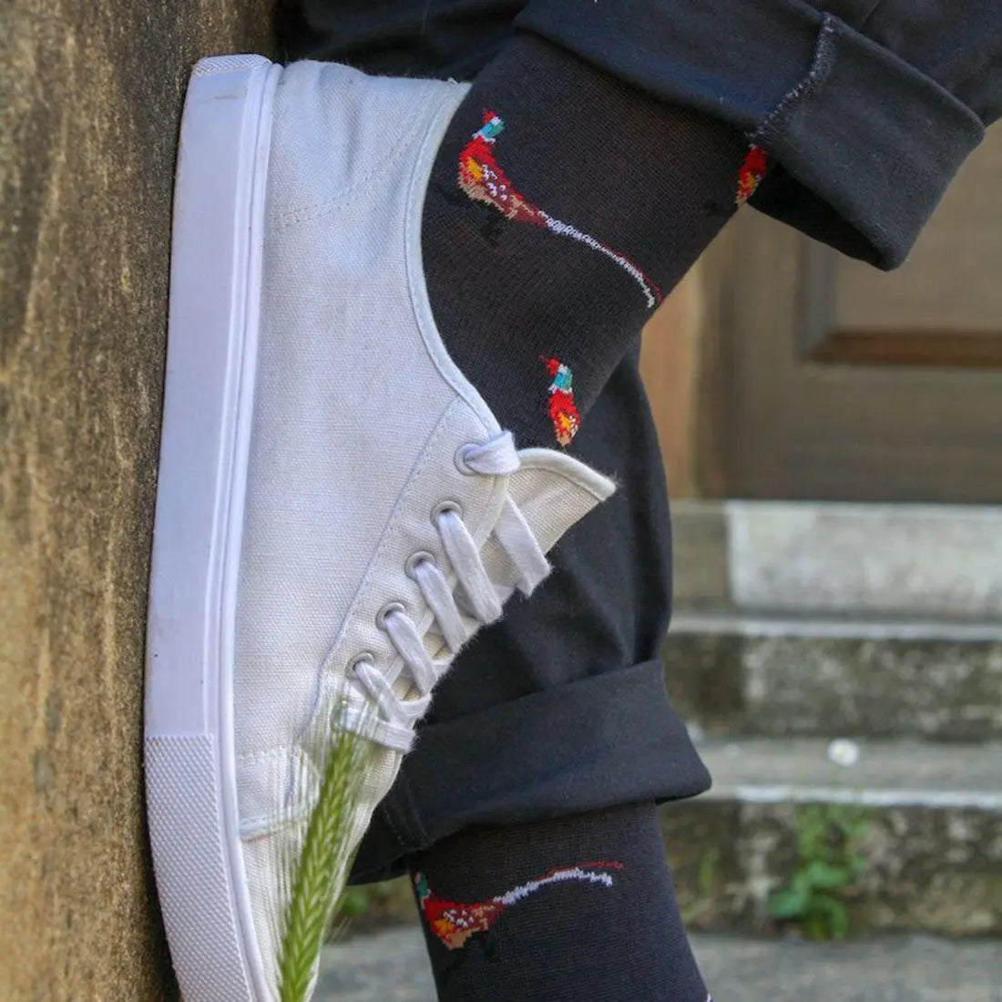 Pheasant Bamboo Socks Swole Panda