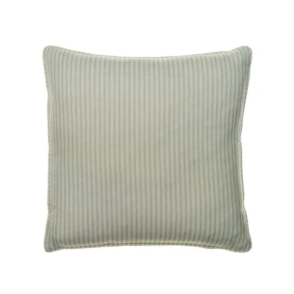 Picket Leaf, Sustainable Feather, Cushion Eco-conscious & Linen Blend & Viscose Blend Small Prints & Stripe Andrew Martin