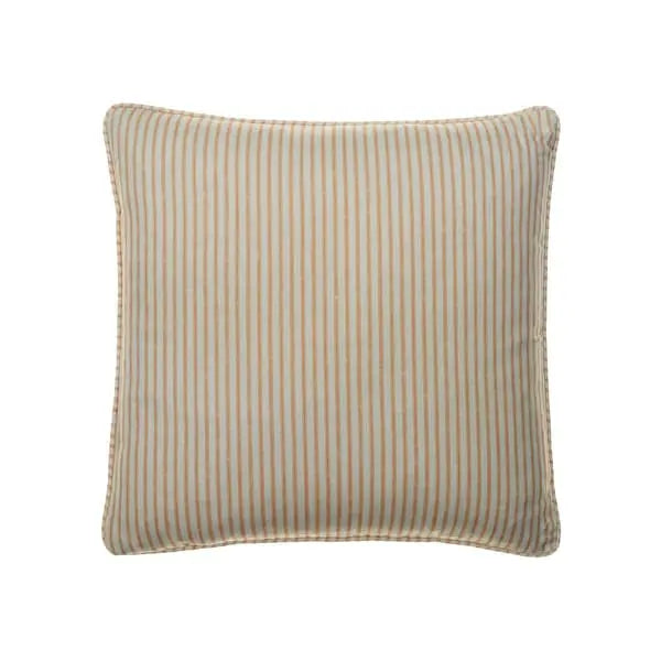 Picket Orange, Sustainable Feather, Cushion Eco-conscious & Linen Blend & Viscose Blend Small Prints & Stripe Andrew Martin