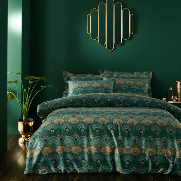 Pierre Fan Duvet Cover and Pillowcase Set Dunelm