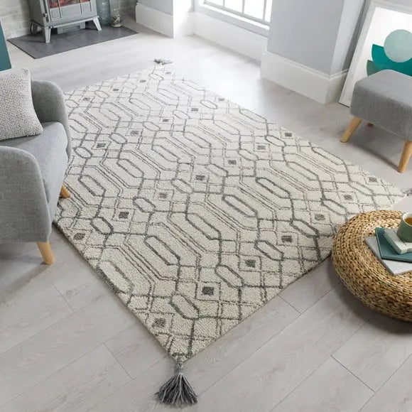 Pietro Geometric Rug Dunelm