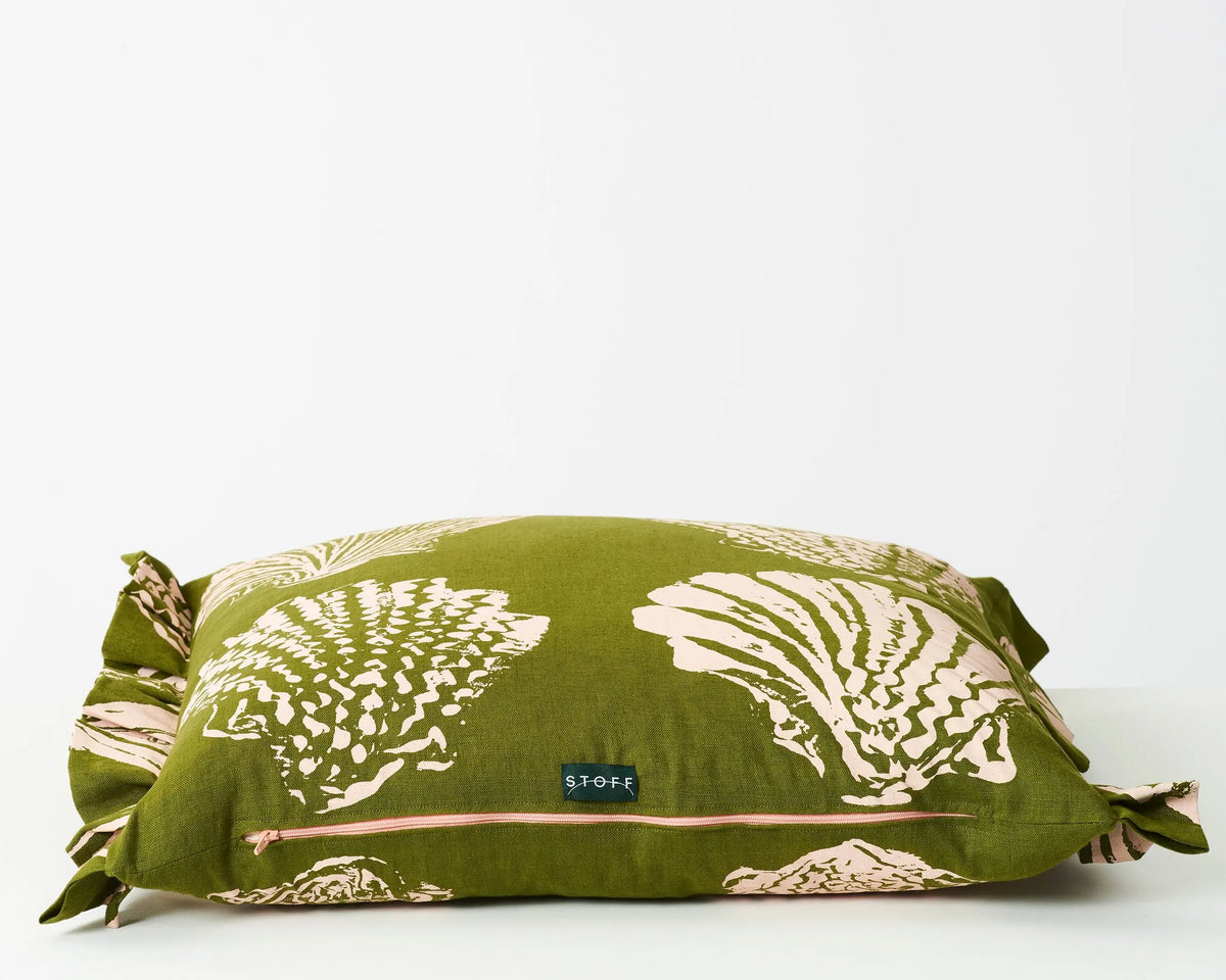 Pilgrim Cushion | Olive Grove Stoff Studios