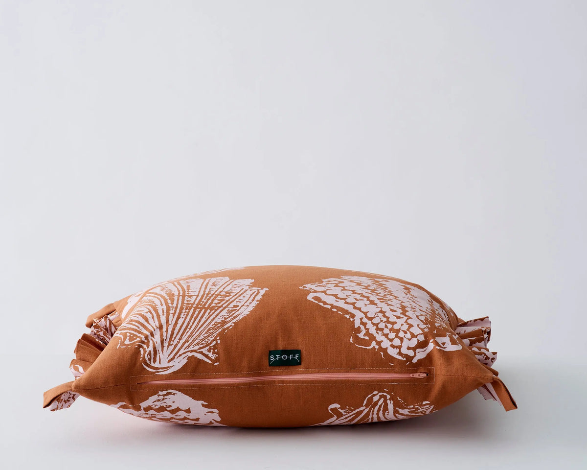 Pilgrim Cushion | Terracotta Stoff Studios