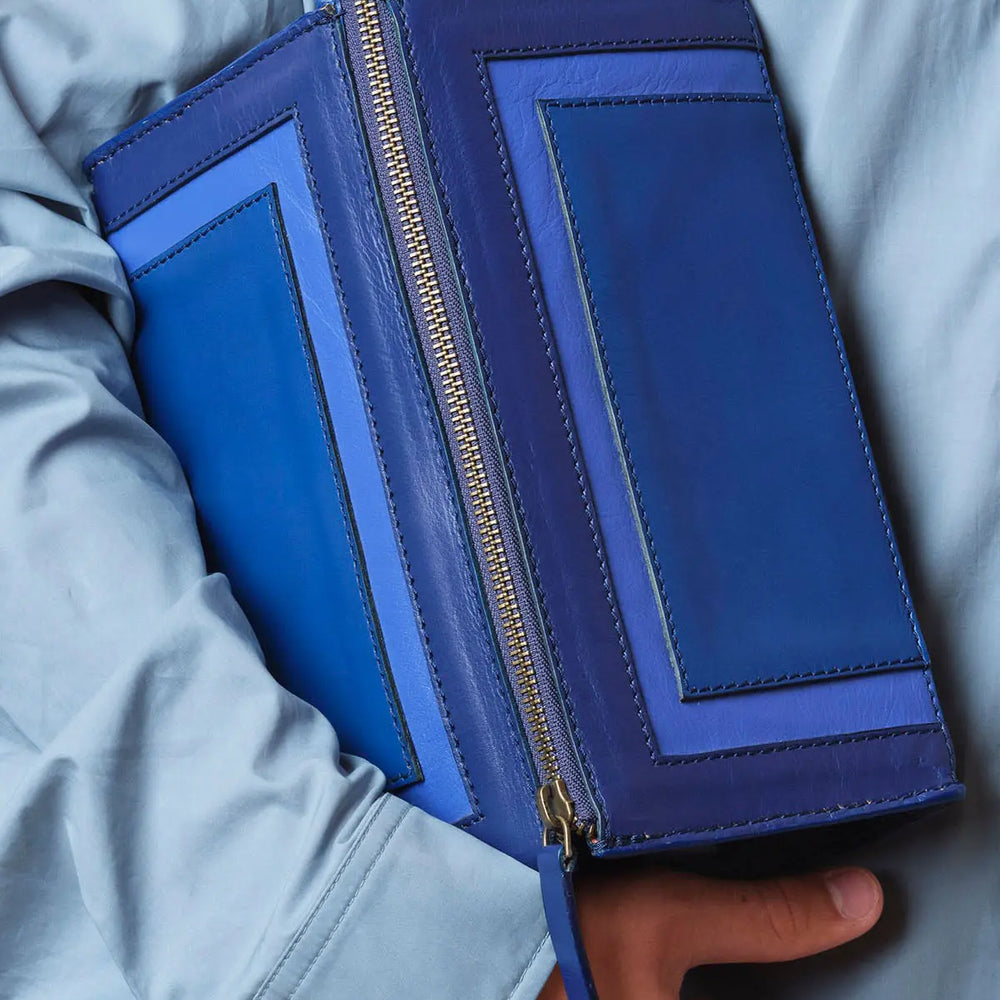 Pill Pop Travel Bag Navy Tonic London