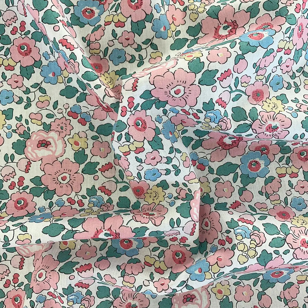 Pillowcase Made With Liberty Fabric BETSY CANDY FLOSS Coco & Wolf