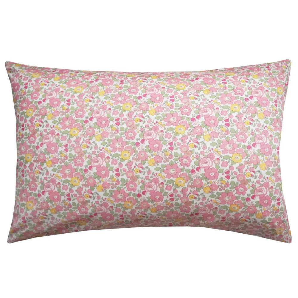 Pillowcase Made With Liberty Fabric BETSY COPPER PINK Coco & Wolf