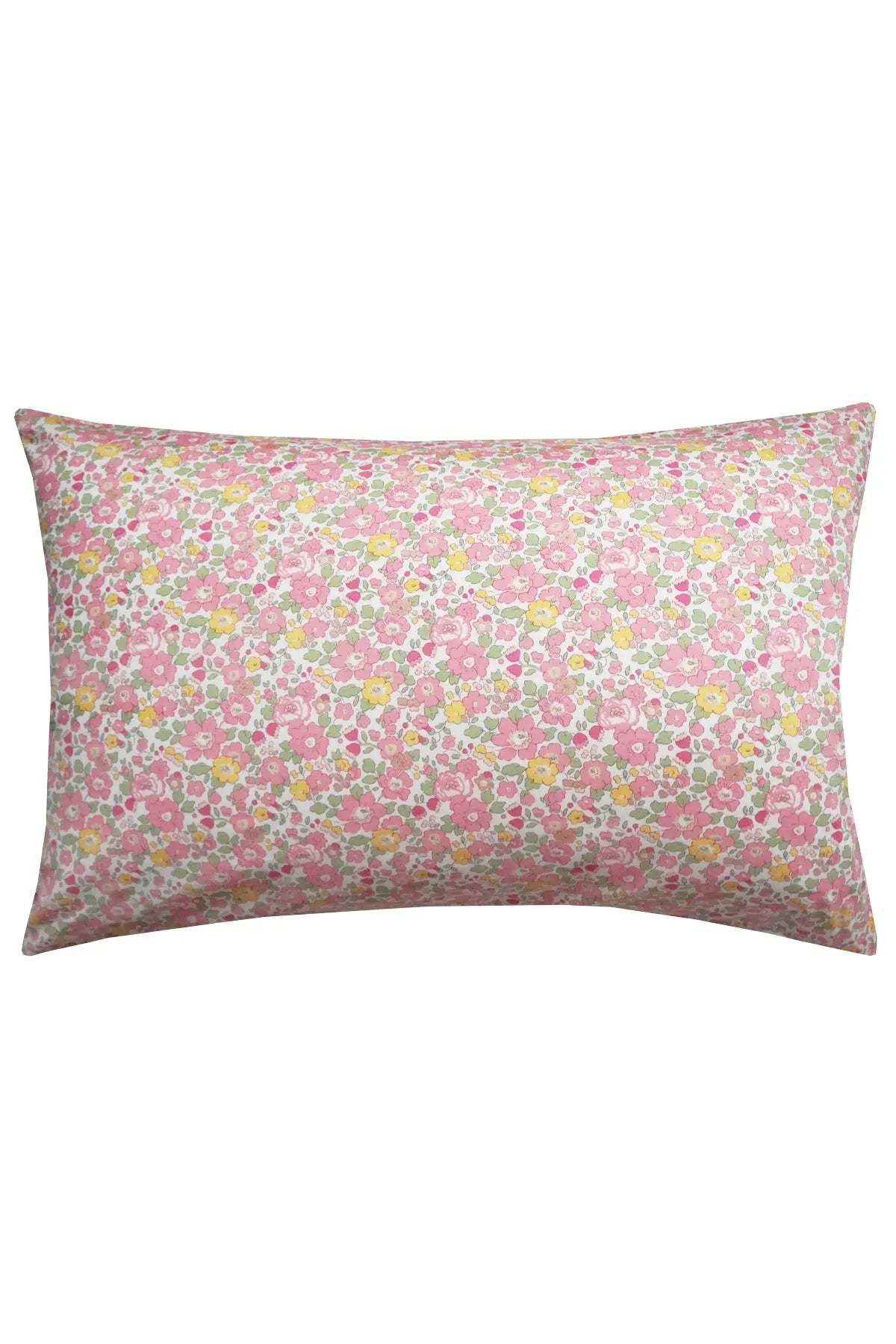Pillowcase Made With Liberty Fabric BETSY COPPER PINK Coco & Wolf