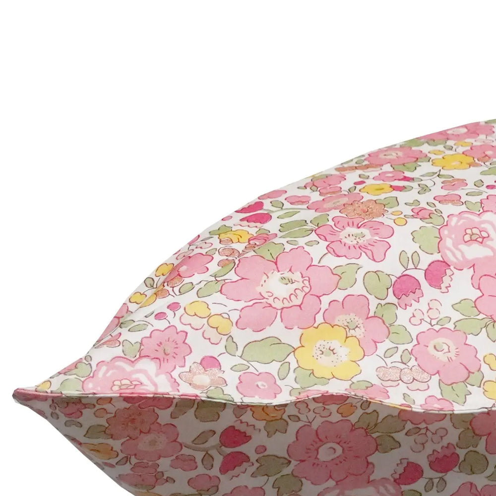 Pillowcase Made With Liberty Fabric BETSY COPPER PINK Coco & Wolf