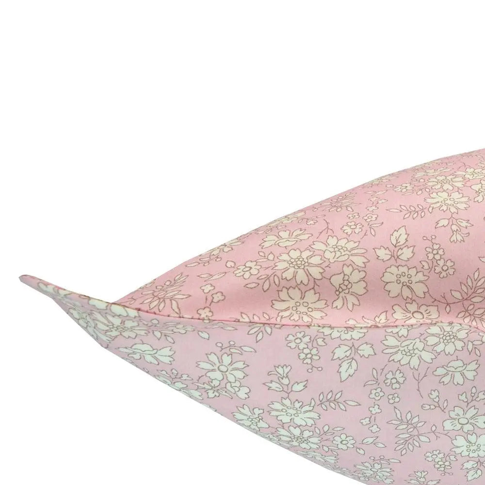Pillowcase Made With Liberty Fabric CAPEL PINK Coco & Wolf