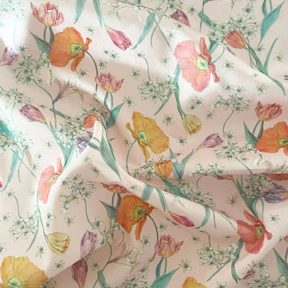 Pillowcase Made With Liberty Fabric SPRING BLOOMS Coco & Wolf