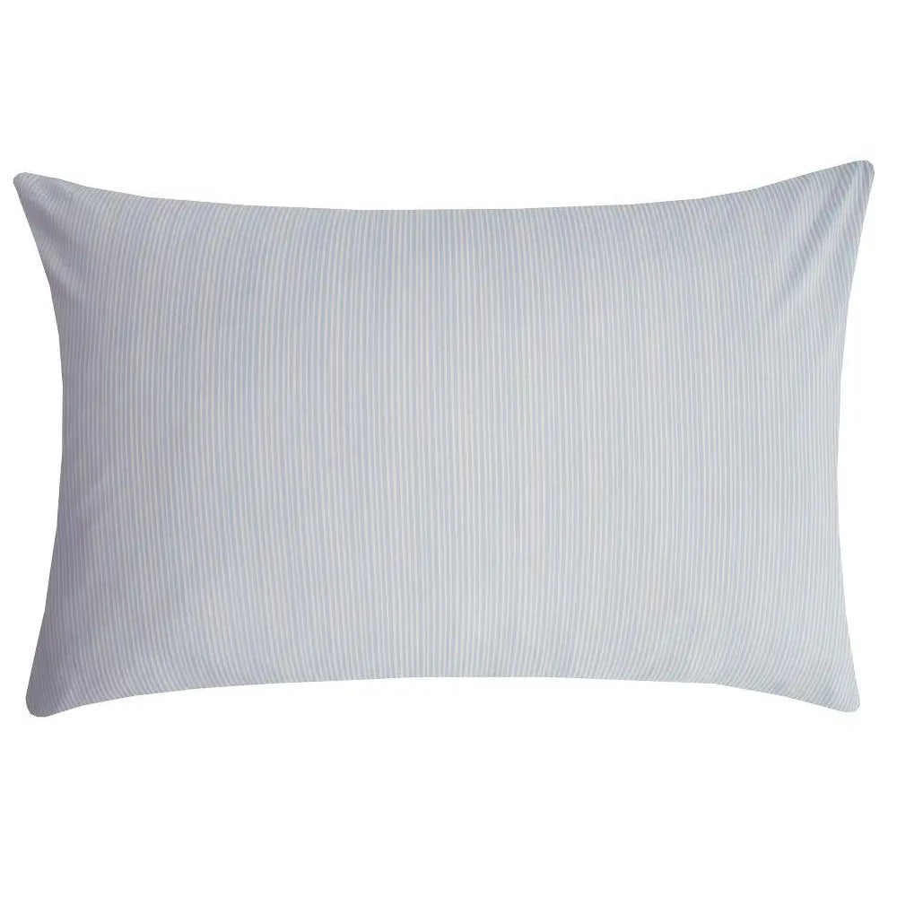Pillowcase Made With Striped Liberty Fabric ELEMENTS BLUE Coco & Wolf