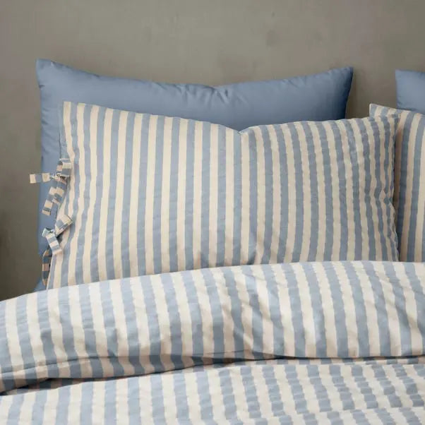 Pinapple Elephant Zanzibar Stripe Polycotton Duvet Cover & Pillowcase Set Dunelm