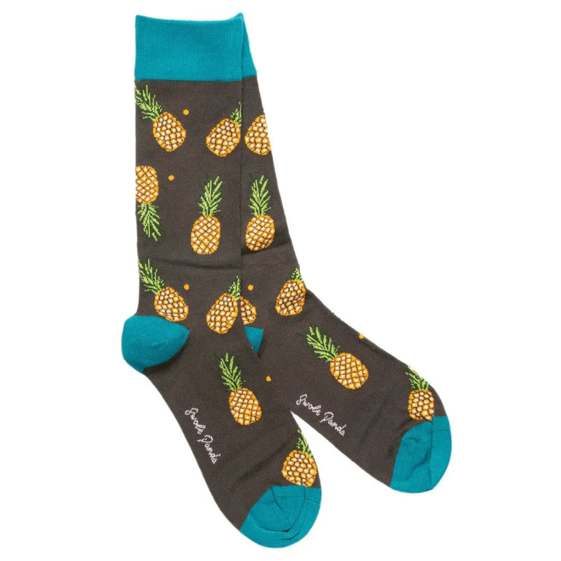 Pineapple Bamboo Socks Swole Panda