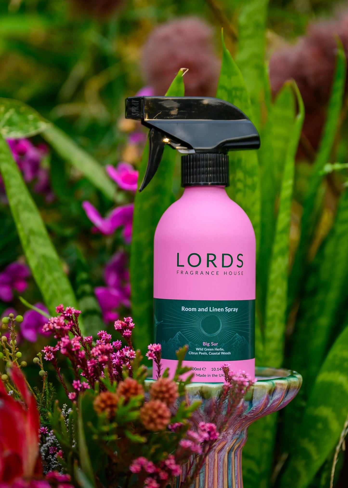 Pink Aluminium Room & Linen Spray LORDS Fragrance House