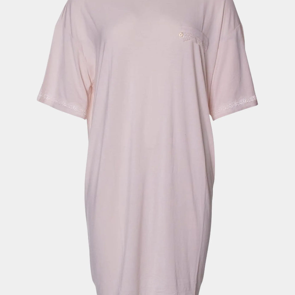 Pink Bamboo Classic Tee Dress Pretty You London