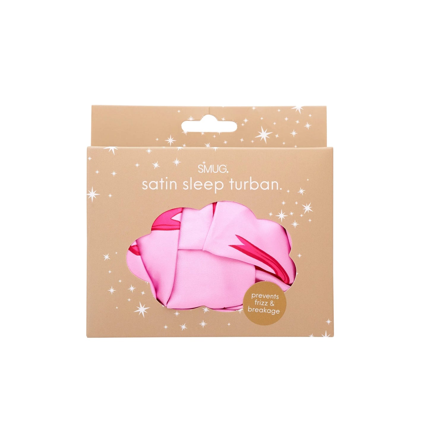 Pink Bows Satin Sleep Turban SMUG