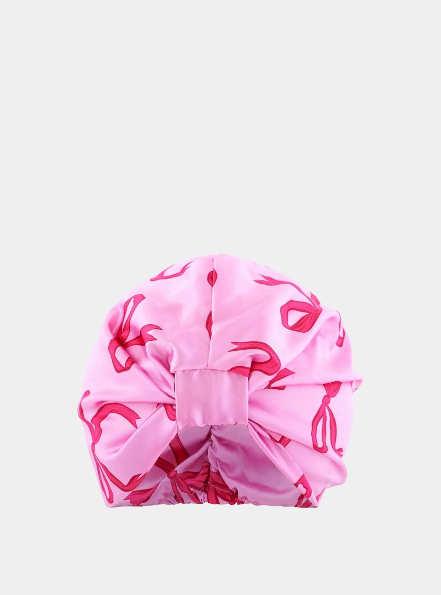 Pink Bows Satin Sleep Turban SMUG