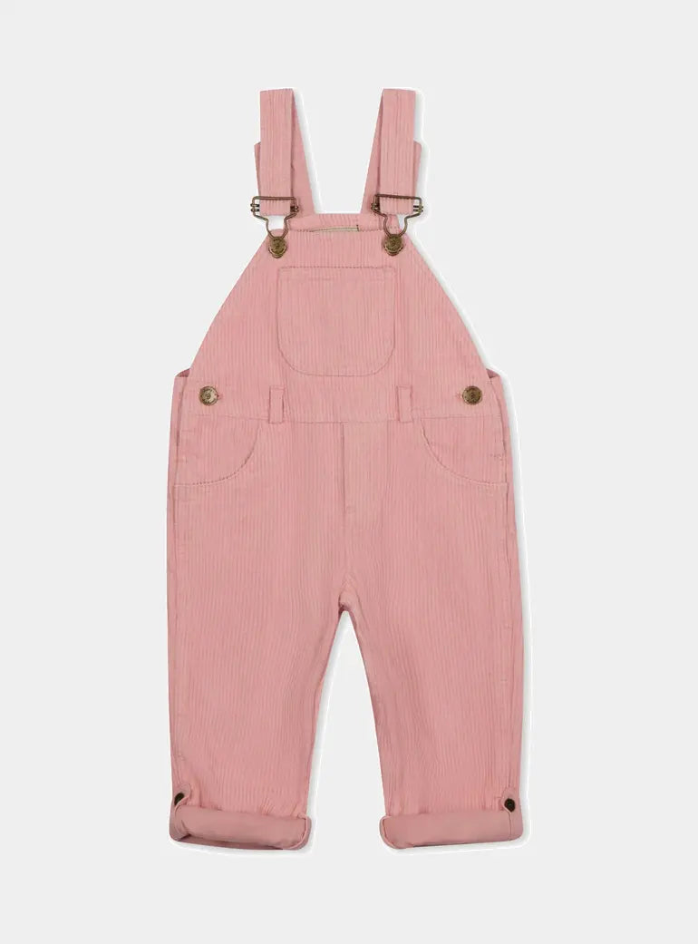 Pink Chunky Cord Dungarees Dotty Dungarees