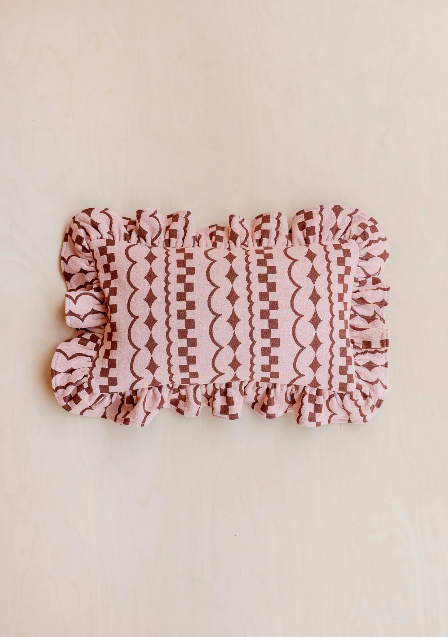 Pink Cotton Cushion Cover TartanBlanketCo
