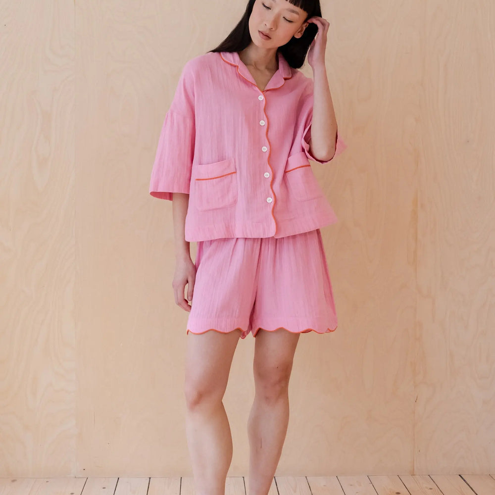 Pink Cotton Pyjamas TartanBlanketCo