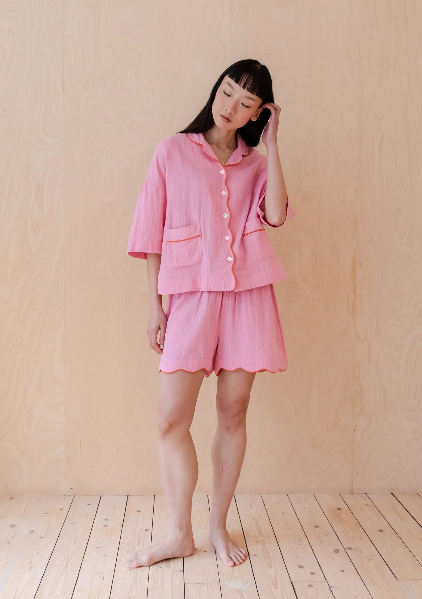 Pink Cotton Pyjamas TartanBlanketCo