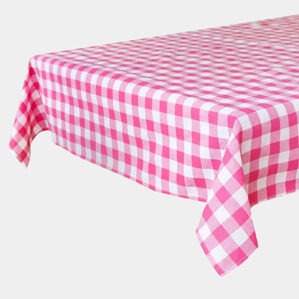 Pink Gingham Easter Tablecloth Lords Fragrance House