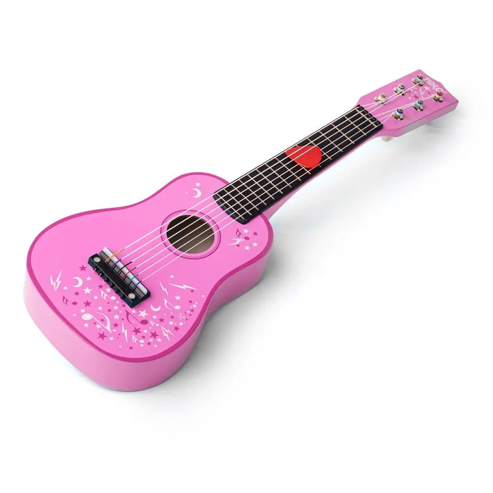Pink Guitar (Flowers) Toby Tiger