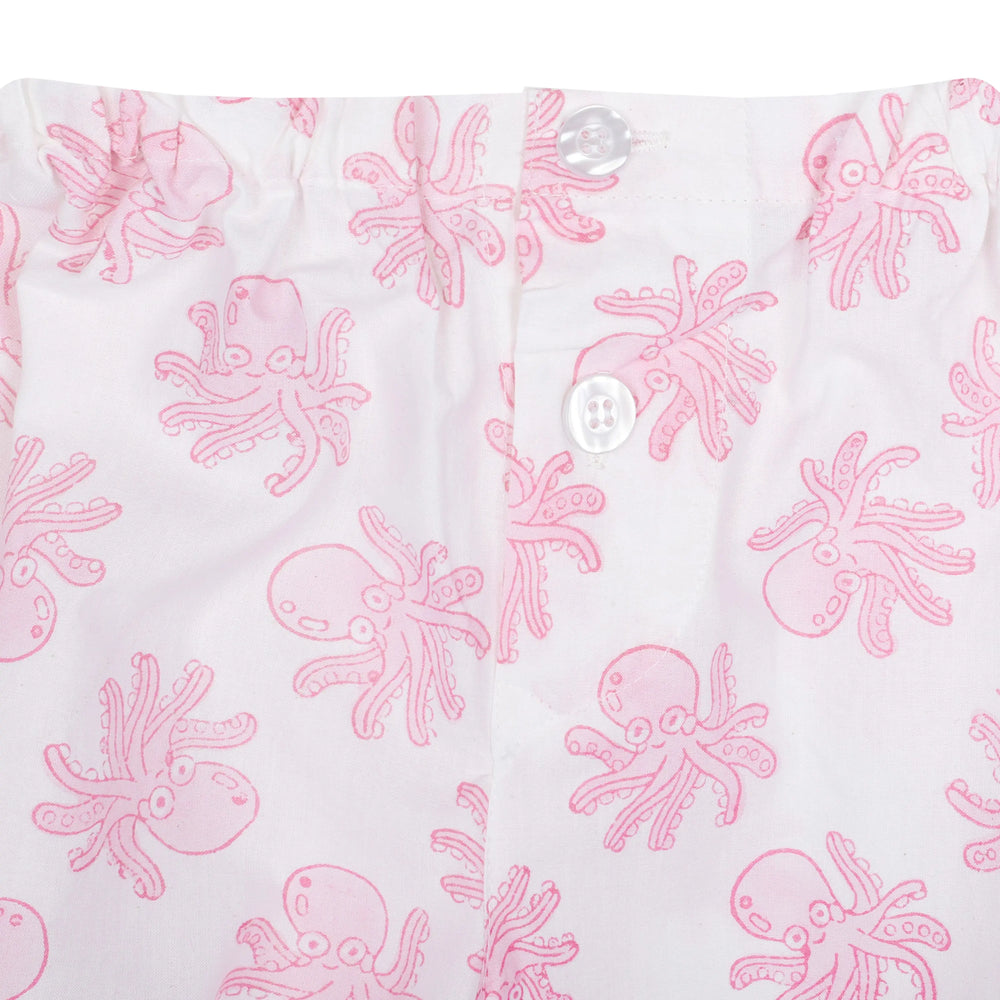 Pink Octopus Children's Pyjamas Moochic