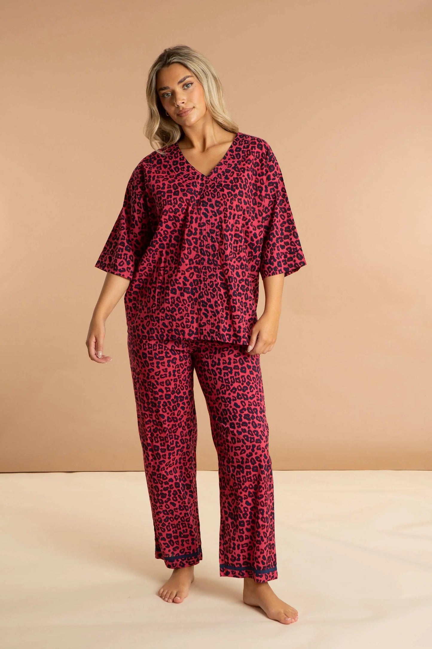 Pink Panther Women's Cotton Pyjama Trouser Set inara