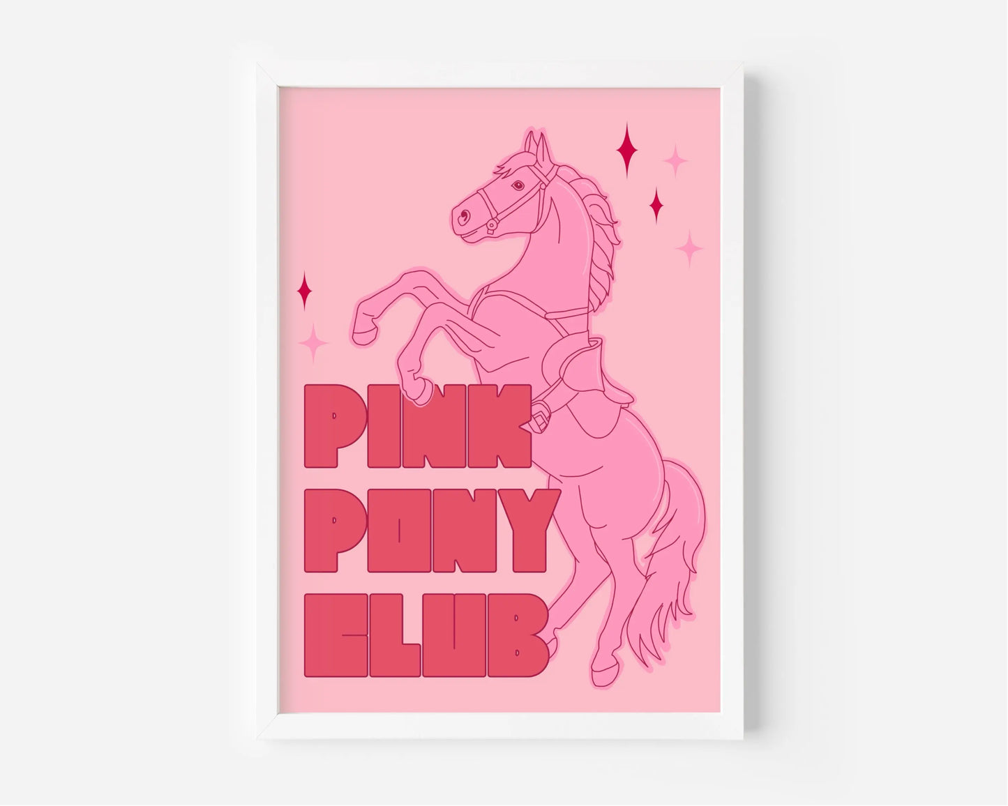 Pink Pony Club (Chappell Roan inspired) A4 Lyric Art Print whowhatclaireart