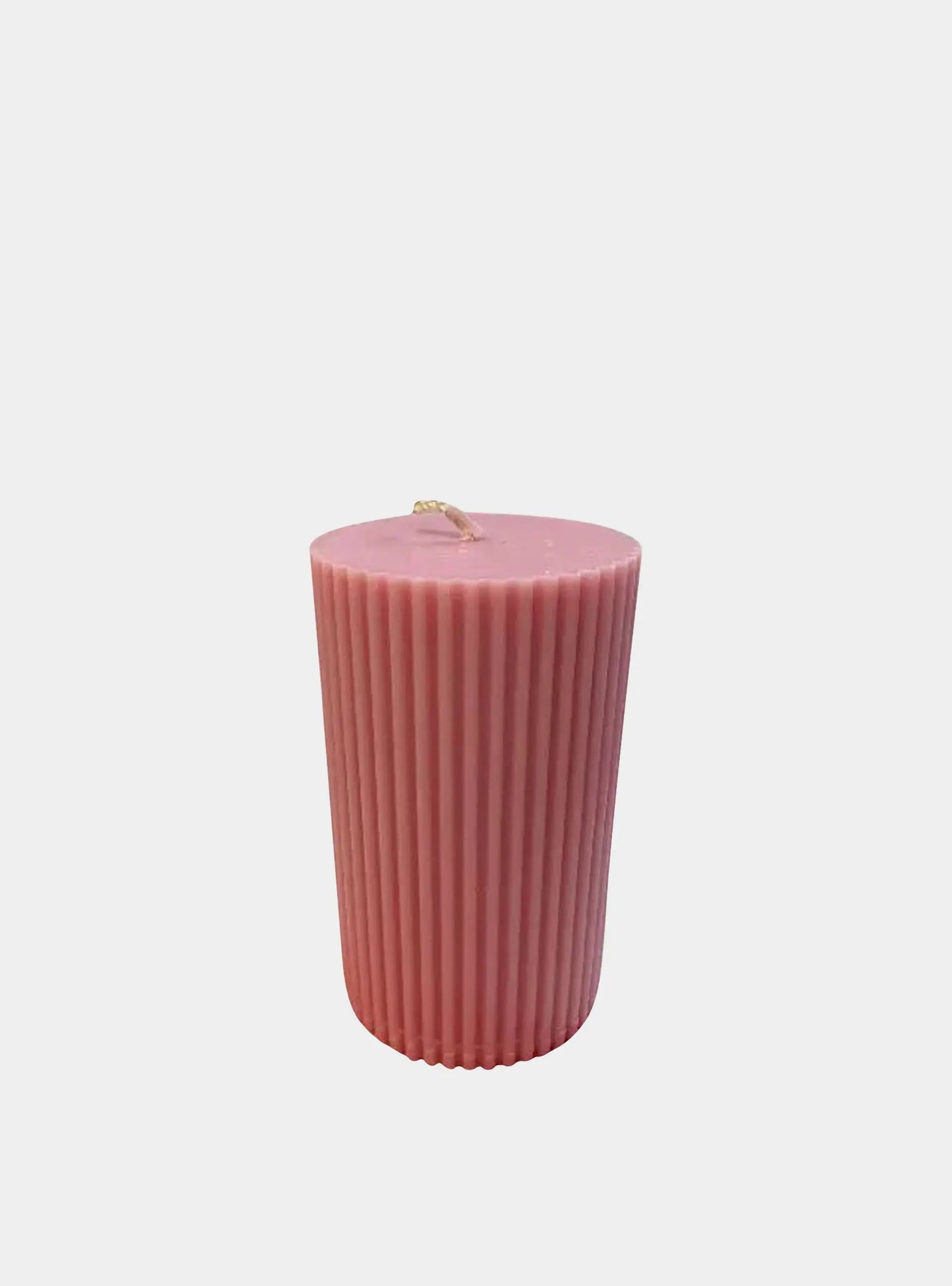 Pink Ribbed Pillar Lords Fragrance House