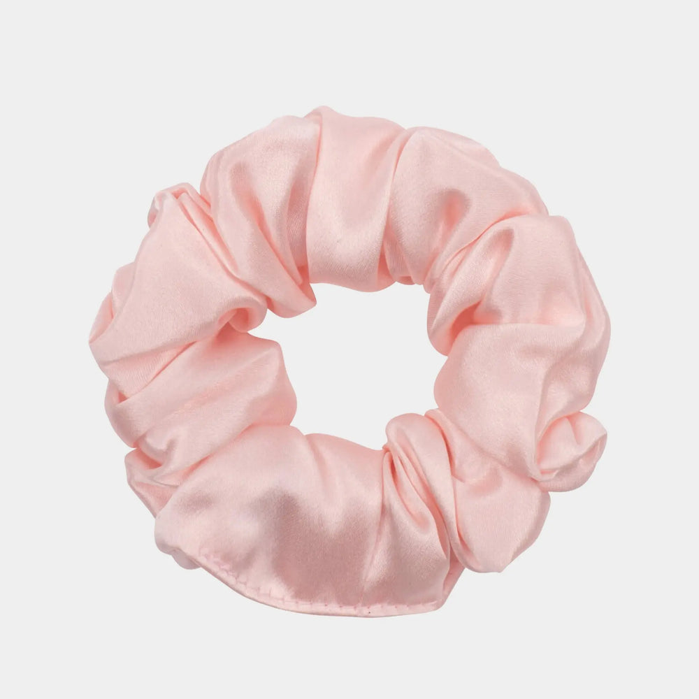 Pink Silk Scrunchie - Regular DREAMSILK