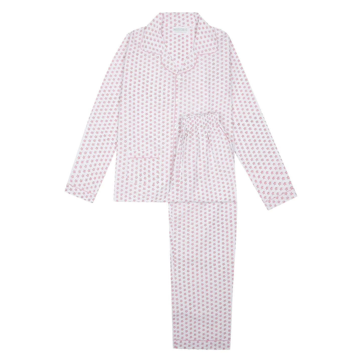Pink Star Women's Pyjama Trouser Set Moochic