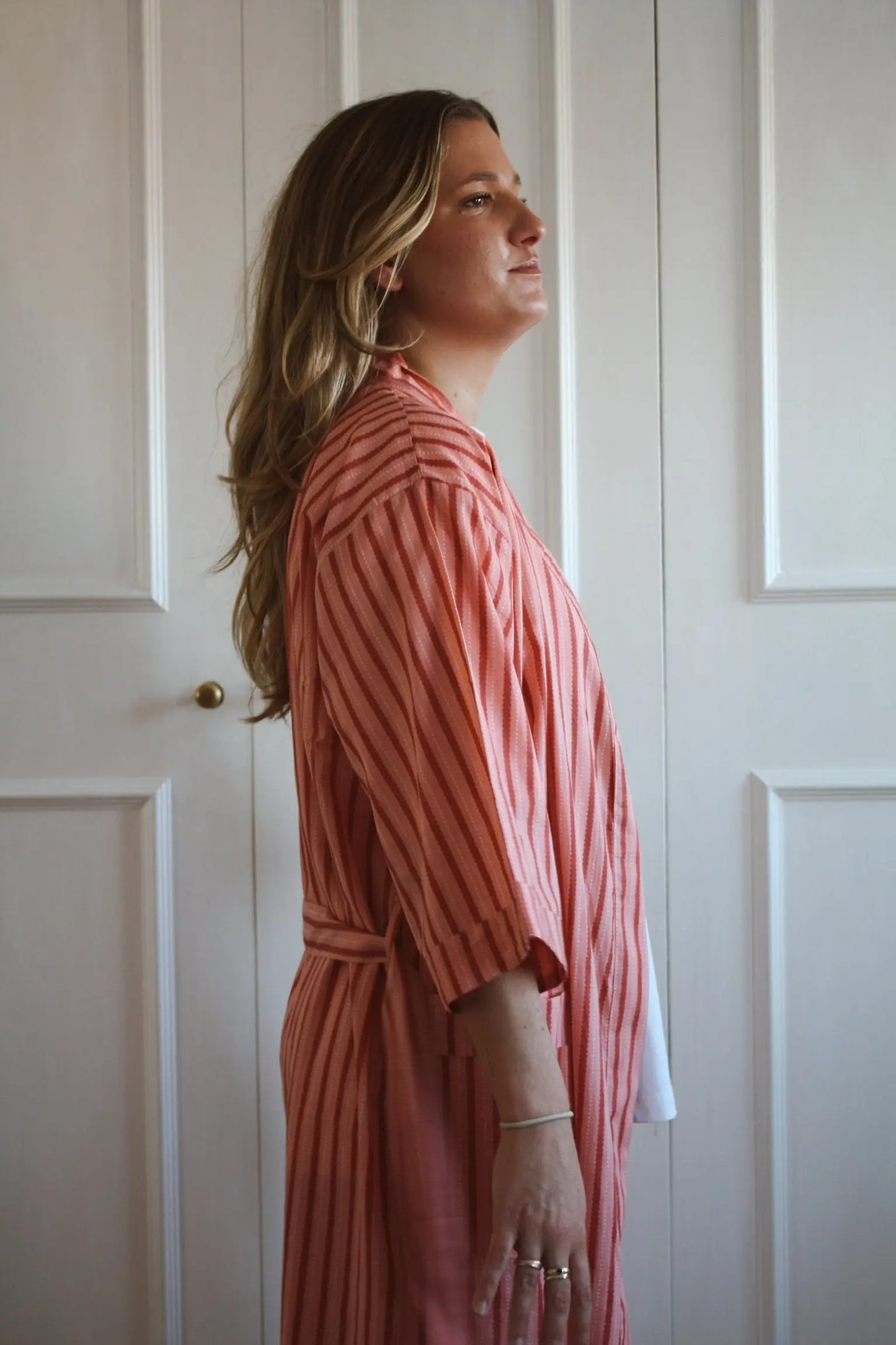 Pink Stripe Robe Madder & More