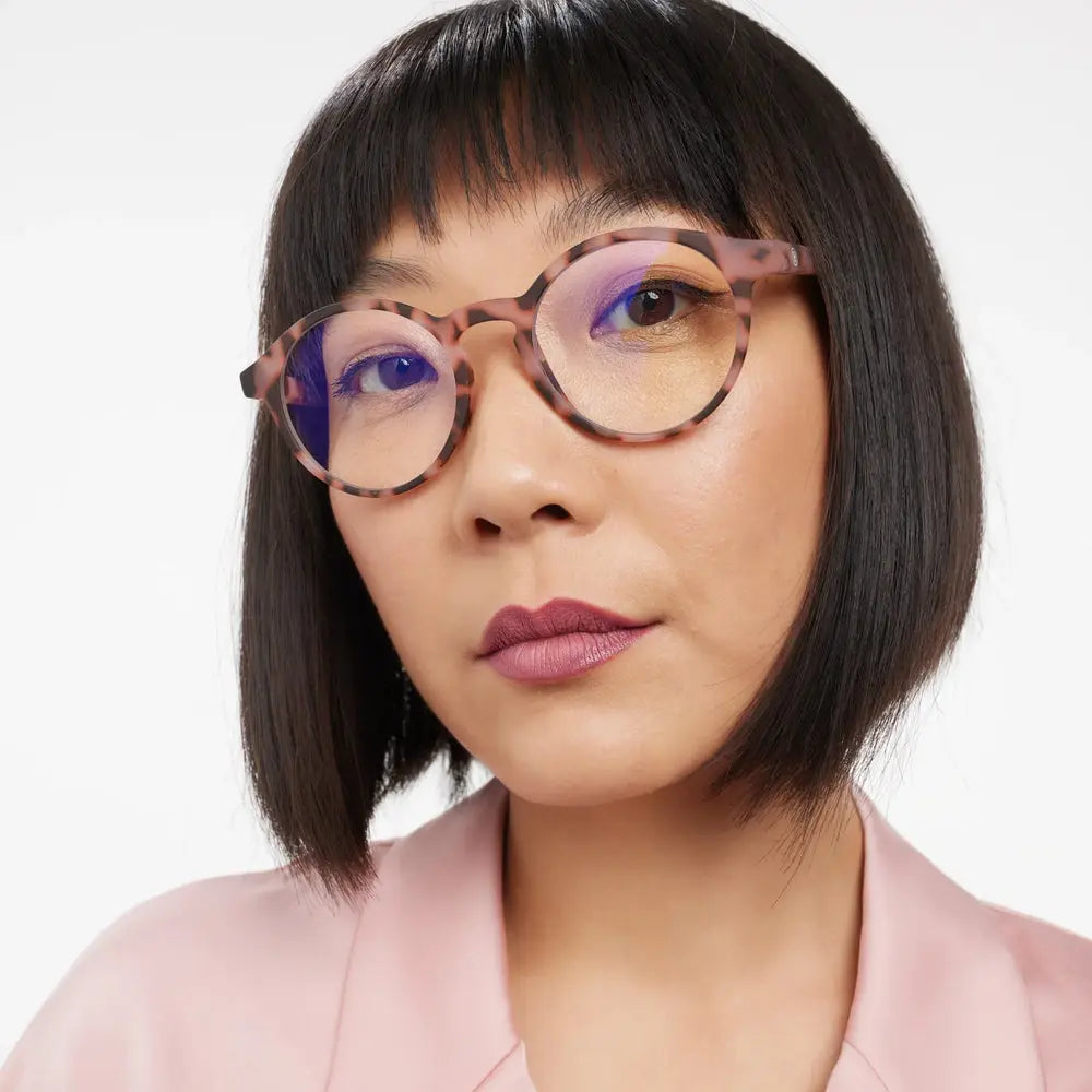 Pink Tortoise Le Marais Glossy Glasses Barner