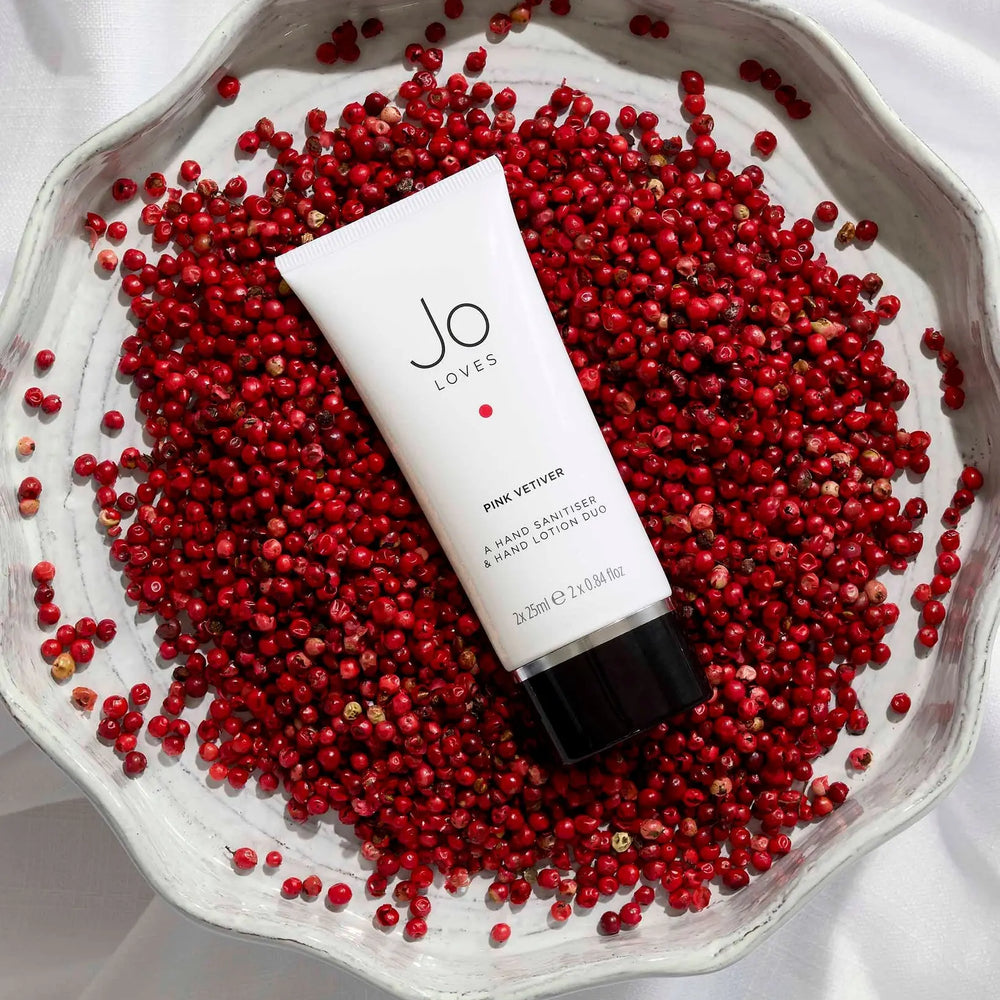 Pink Vetiver - A Hand Sanitiser & Lotion Duo Jo Loves