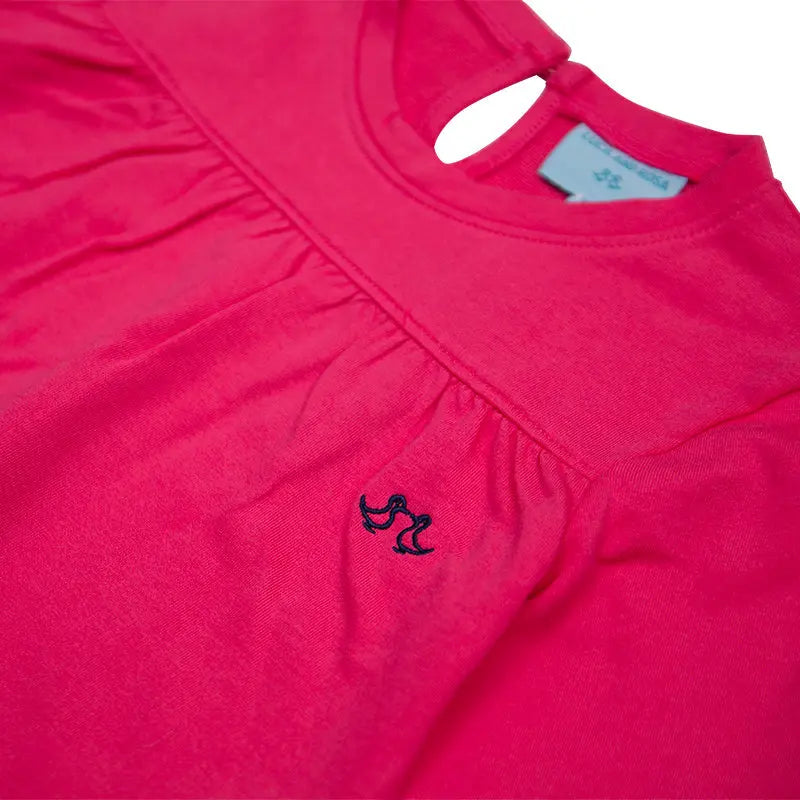 Pink & Black Girls Loungewear Set Luca and Rosa