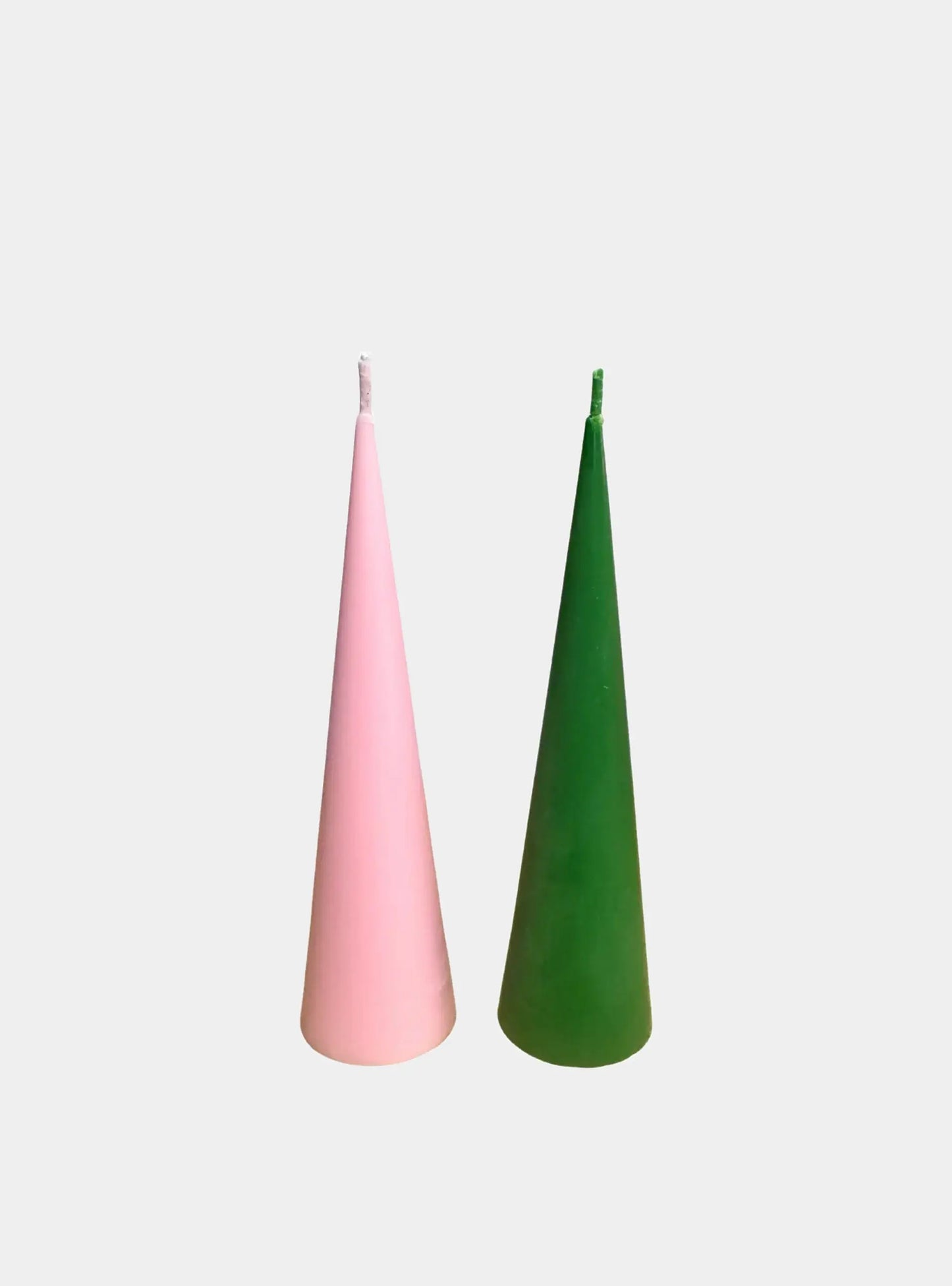 Pink & Green Cone Candle Duo Lords Fragrance House