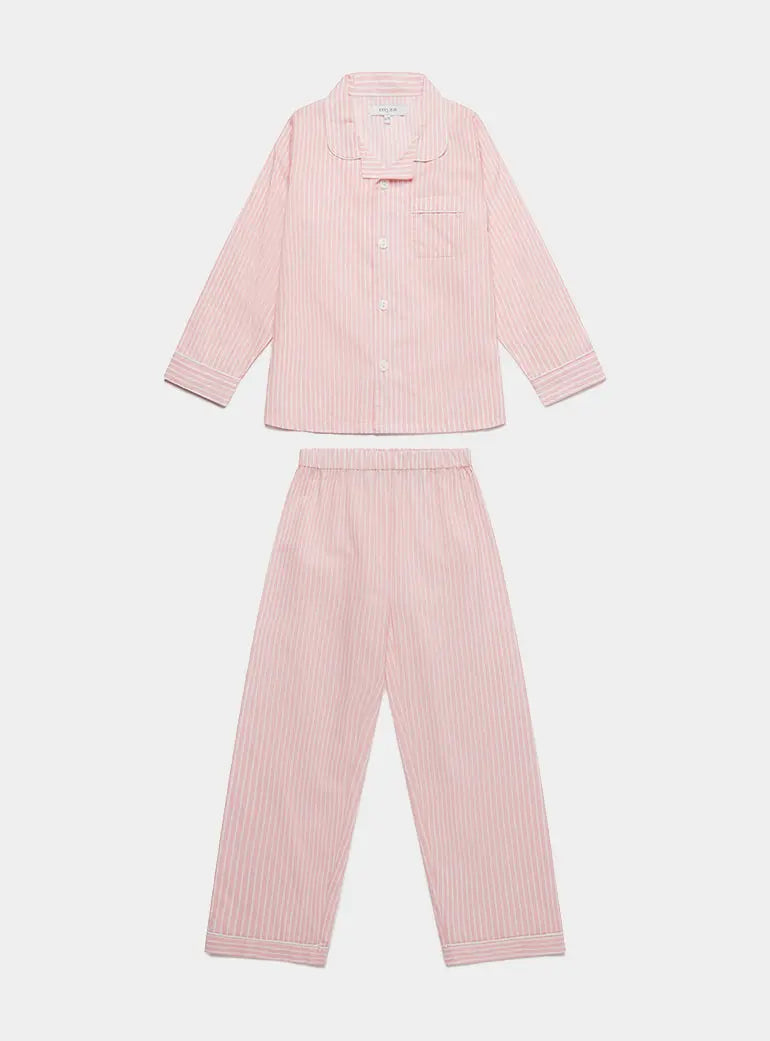 Pink & Stripe s Organic Cotton Pyjama Trouser Set