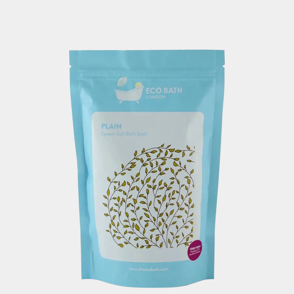 Plain Epsom Salt Bath Soak - Pouch | 500g & 1000g Eco Bath London