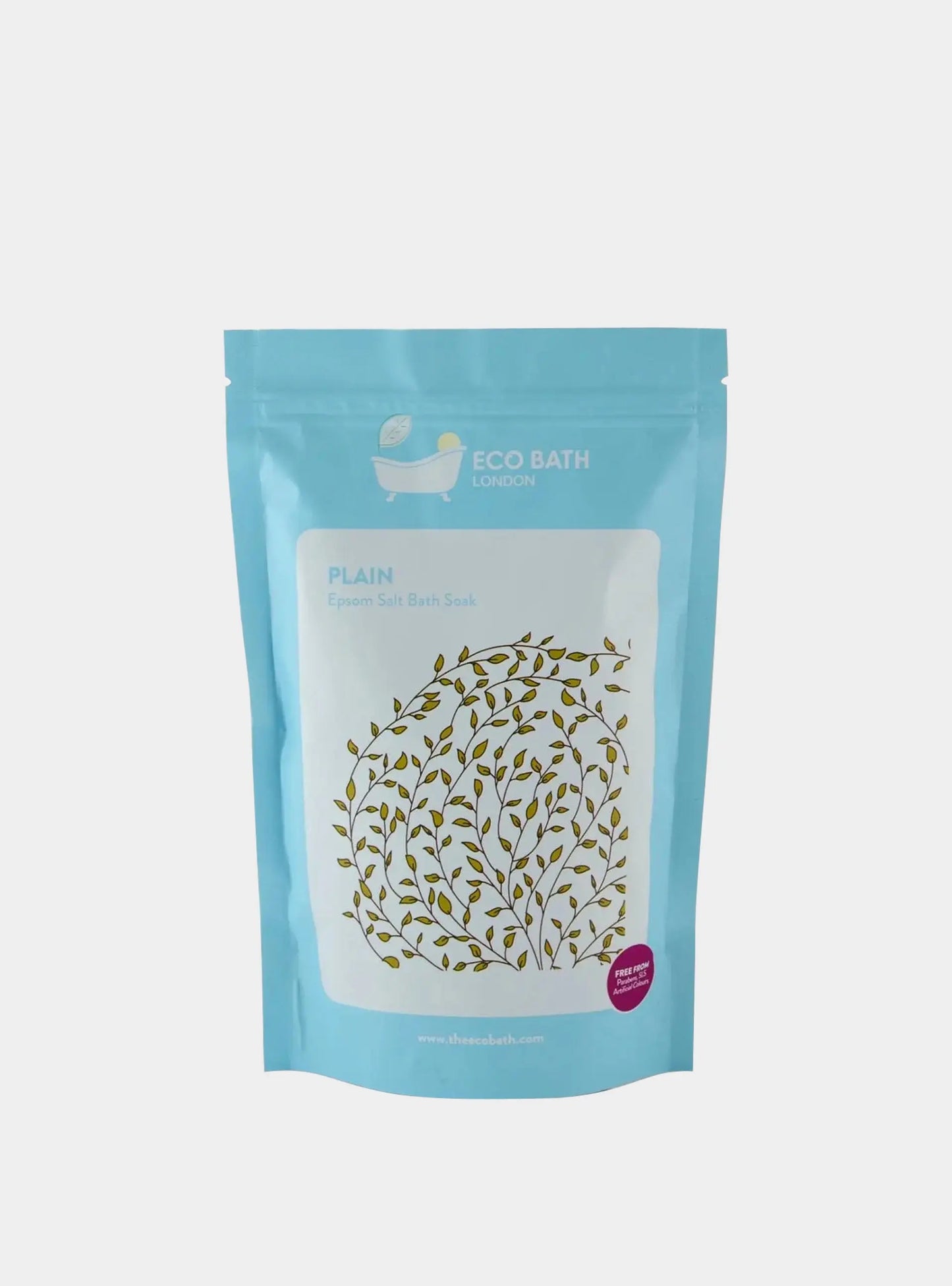 Plain Epsom Salt Bath Soak - Pouch | 500g & 1000g Eco Bath London