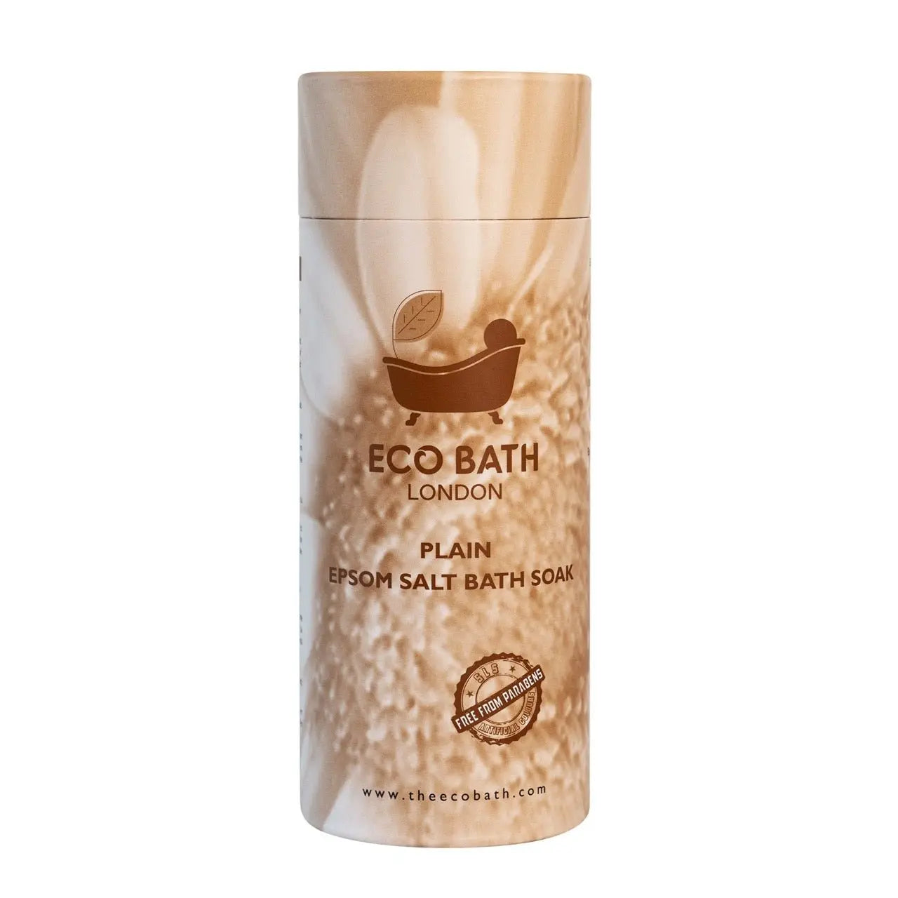 Plain Epsom Salt Bath Soak - Tube Eco Bath London