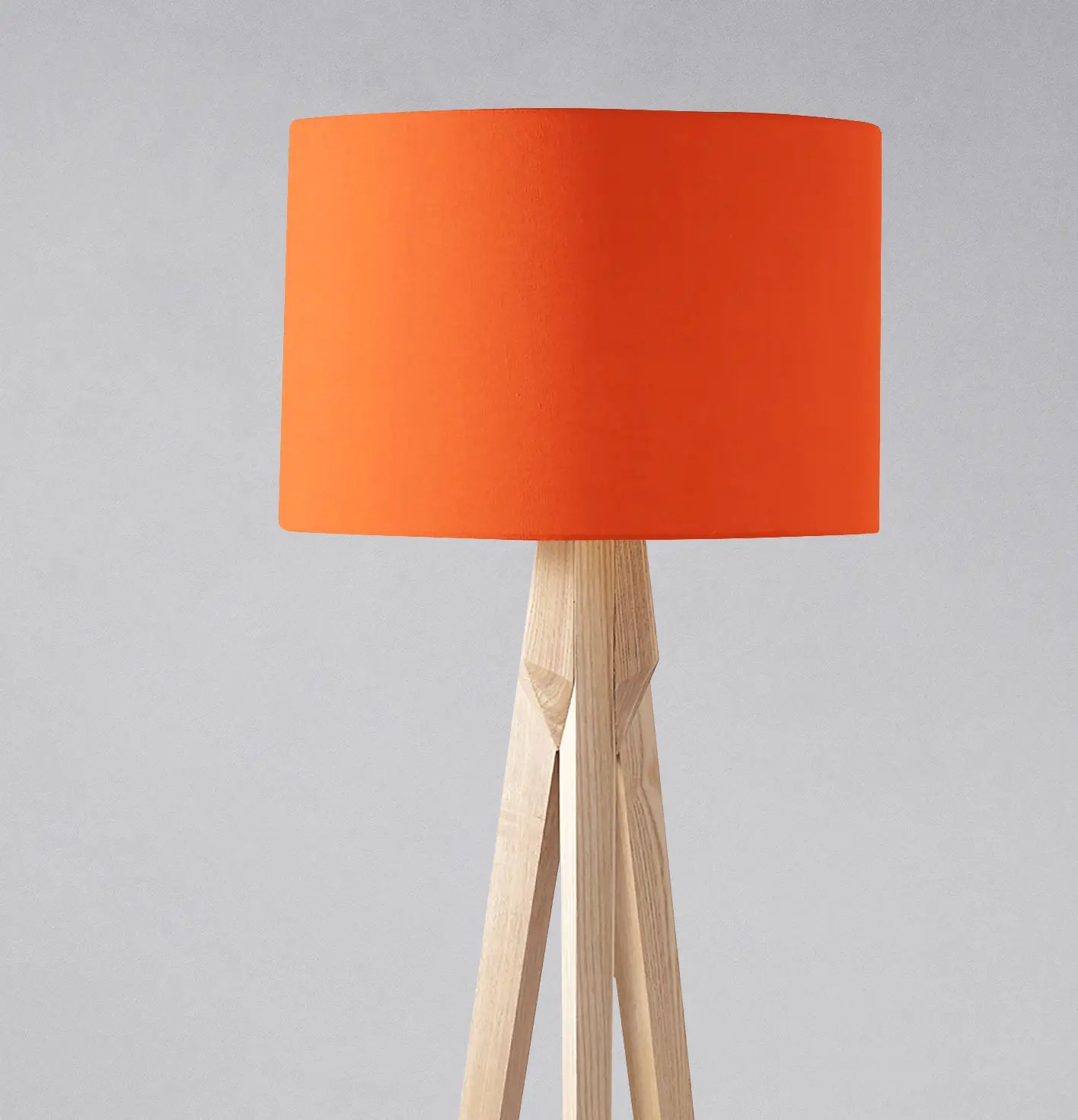 Plain Orange Lampshade, Ceiling or Table Lamp Shade Shadow bright