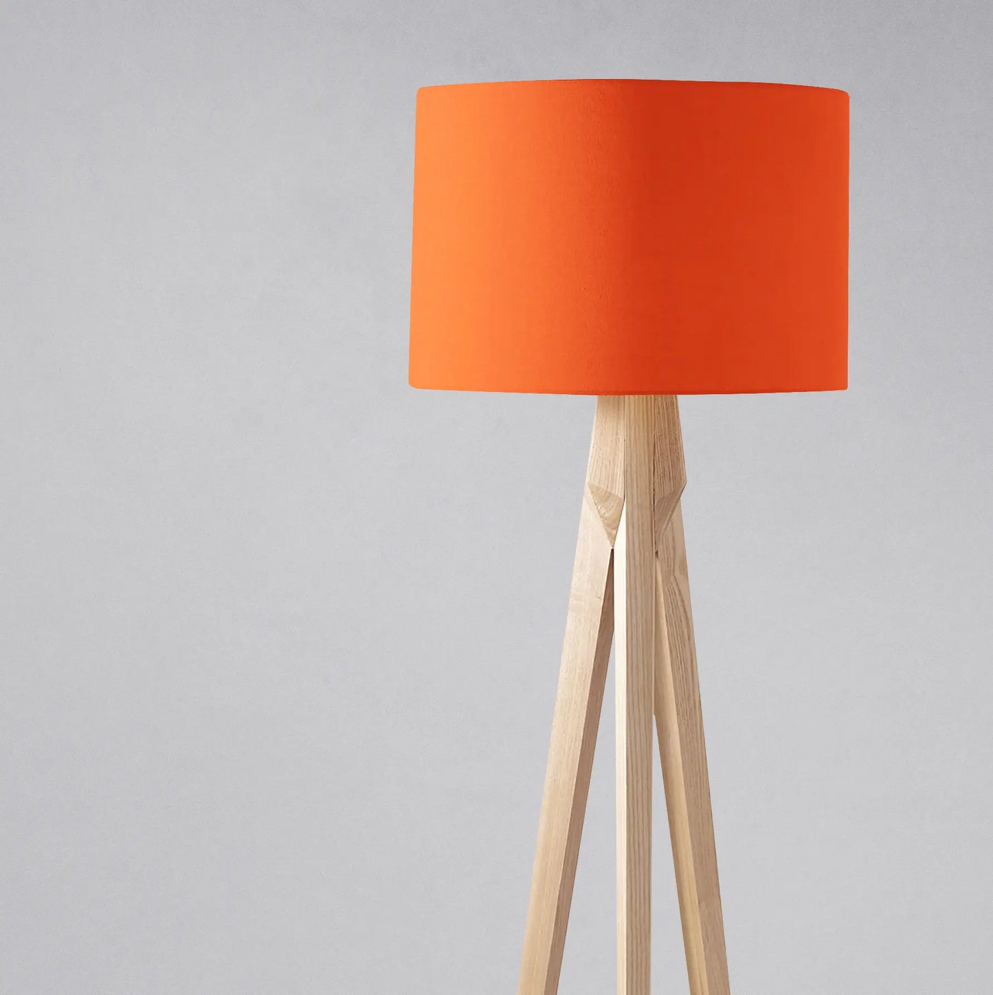Plain Orange Lampshade, Ceiling or Table Lamp Shade Shadow bright