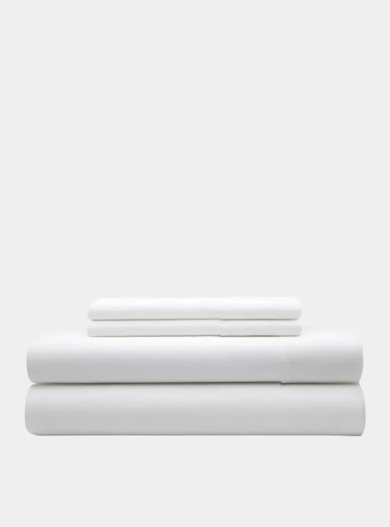 Plain White Pure Egyptian Cotton Duvet Cover Bed Set Euphoric Bedding